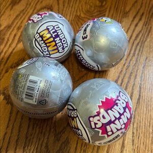 Mini Brands Series 3 Surprise Balls: set of 4